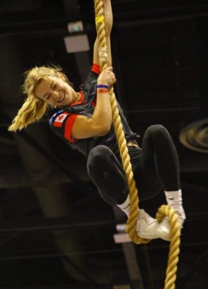 Leane coach de ninja warrior
